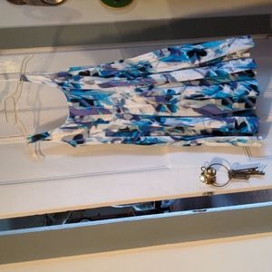 Watercolor Alfani dress size 2